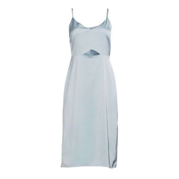 Sam Edelman Cutout Satin Slip Dress NWT - Picture 3 of 3